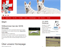 Tablet Screenshot of berger-blanc-suisse.ch